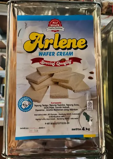 Arlene Wafer Vanila Blek